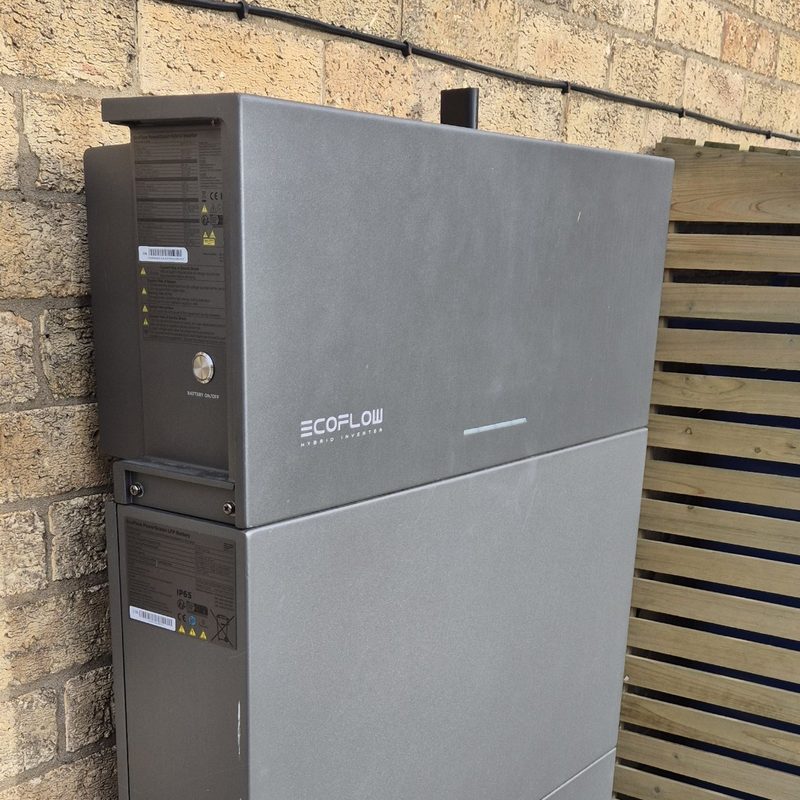 EcoFlow PowerOcean inverter and battery we fitted in Everthorpe